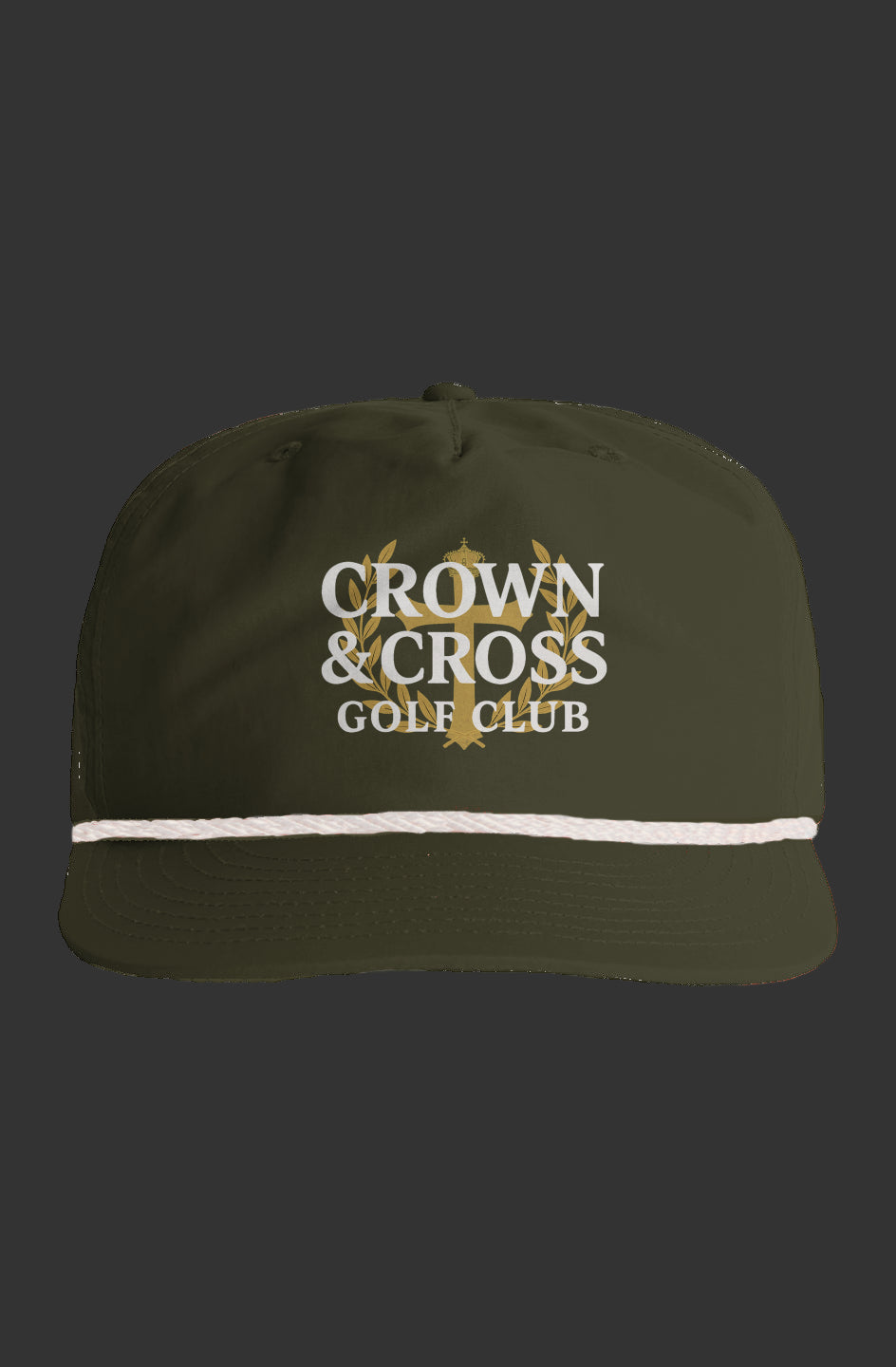 Crown and Cross Rope Hat